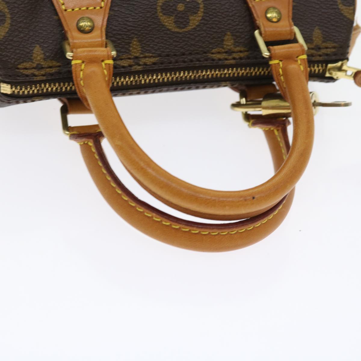 LOUIS VUITTON Monogram Mini Speedy Hand Bag M41534 LV Auth 56434