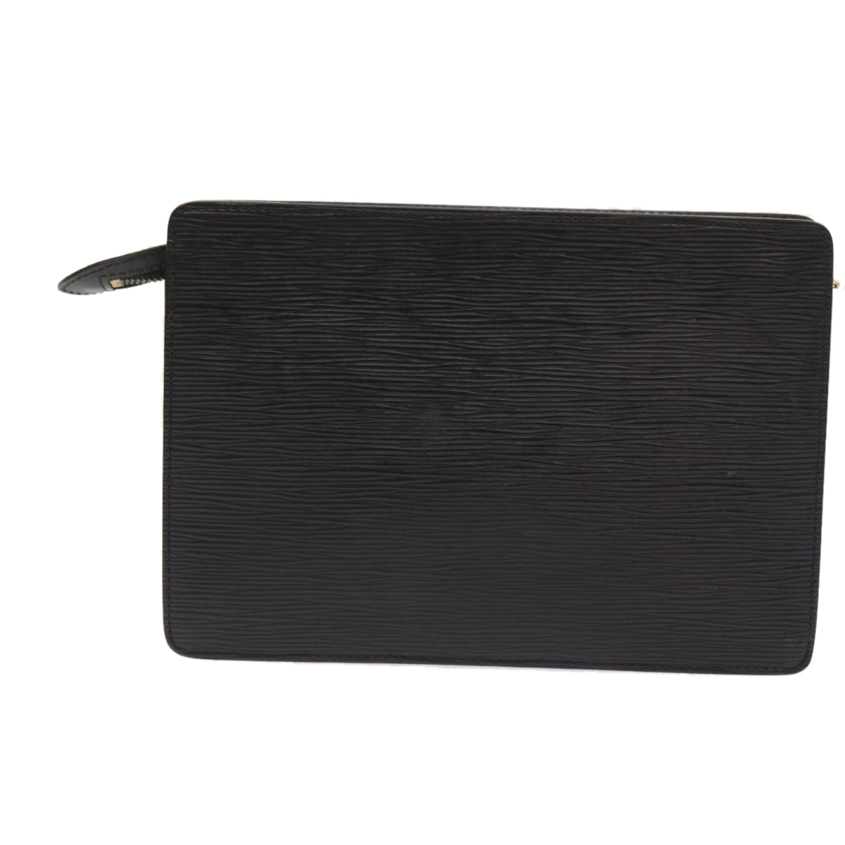 LOUIS VUITTON Epi Pochette Homme Clutch Bag Black M52522 LV Auth 56441