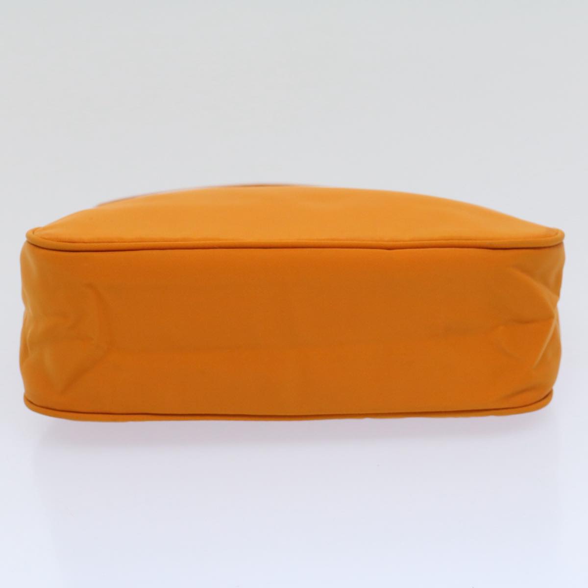 PRADA Accessory Pouch Nylon Orange Auth 56448