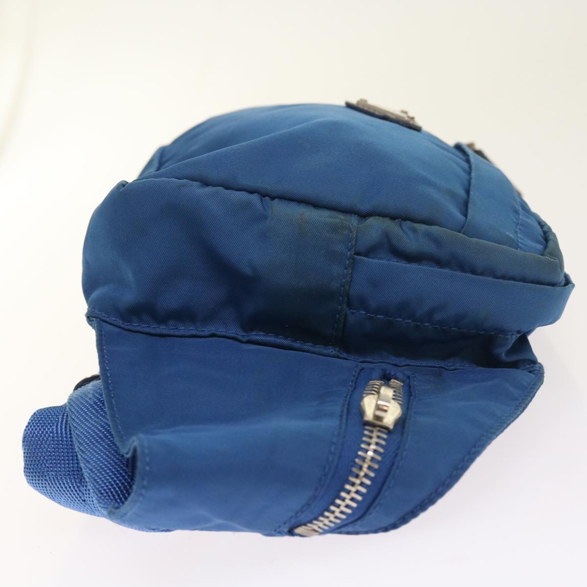 PRADA Waist bag Nylon Light Blue Auth 56455