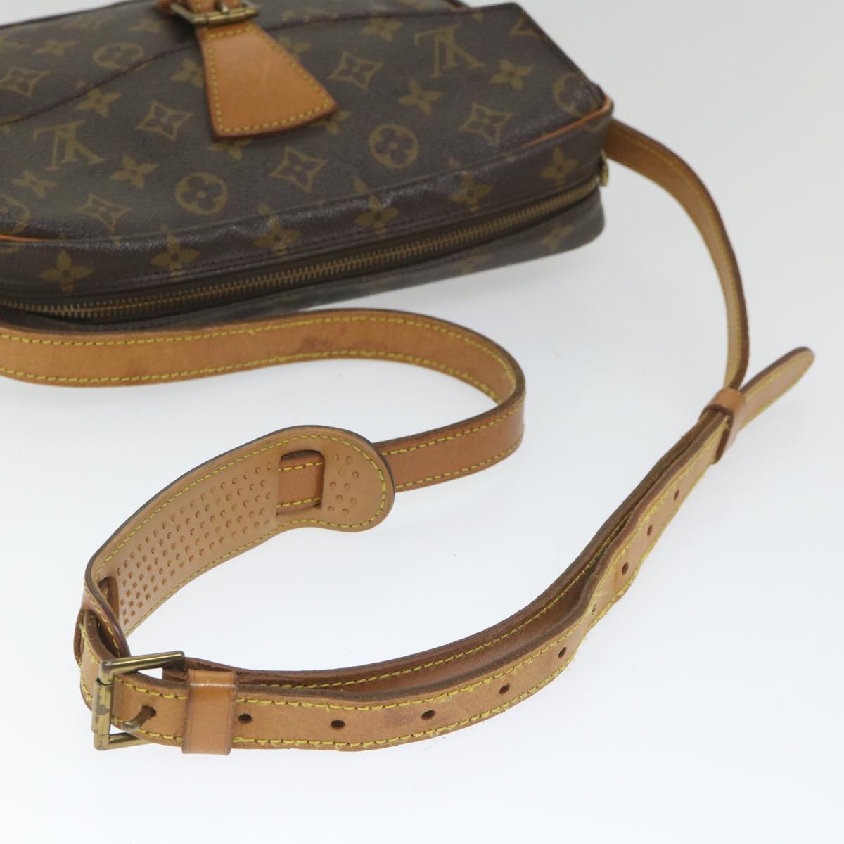 LOUIS VUITTON Monogram Jeune Fille GM Shoulder Bag M51225 LV Auth 56474