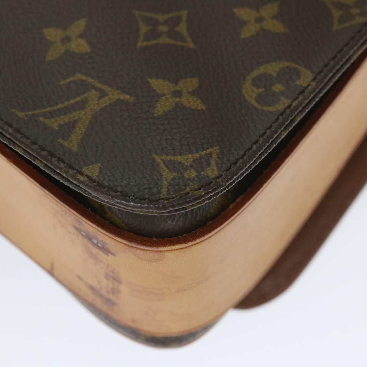 LOUIS VUITTON Monogram Cartouchiere GM Shoulder Bag M51252 LV Auth 56487