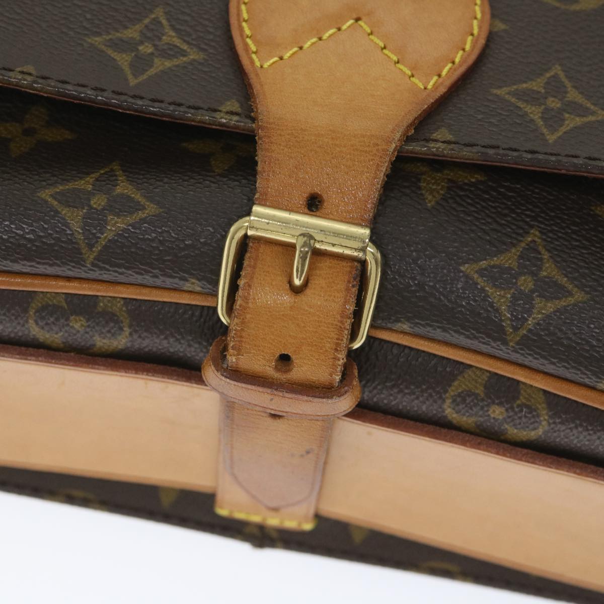 LOUIS VUITTON Monogram Cartouchiere GM Shoulder Bag M51252 LV Auth 56487