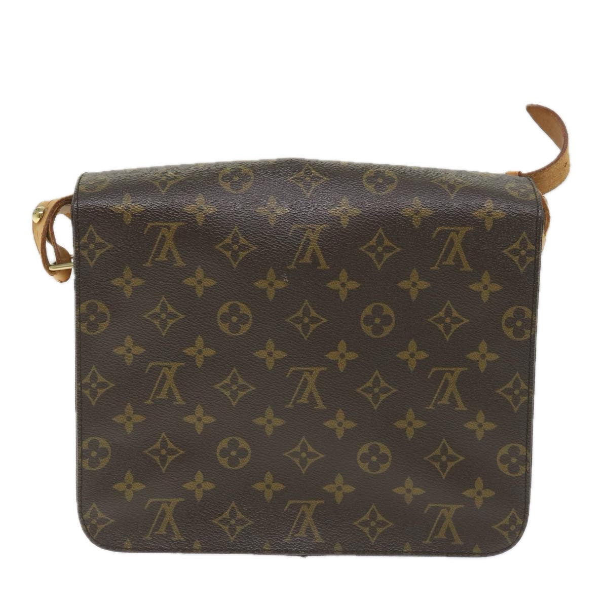 LOUIS VUITTON Monogram Cartouchiere GM Shoulder Bag M51252 LV Auth 56487