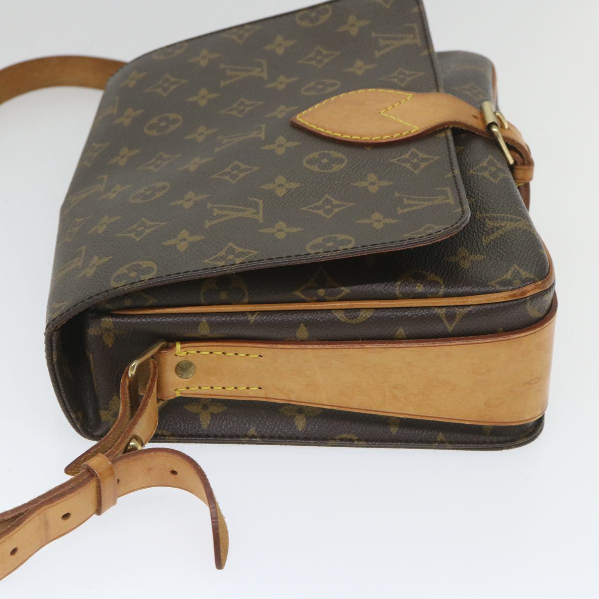 LOUIS VUITTON Monogram Cartouchiere GM Shoulder Bag M51252 LV Auth 56487