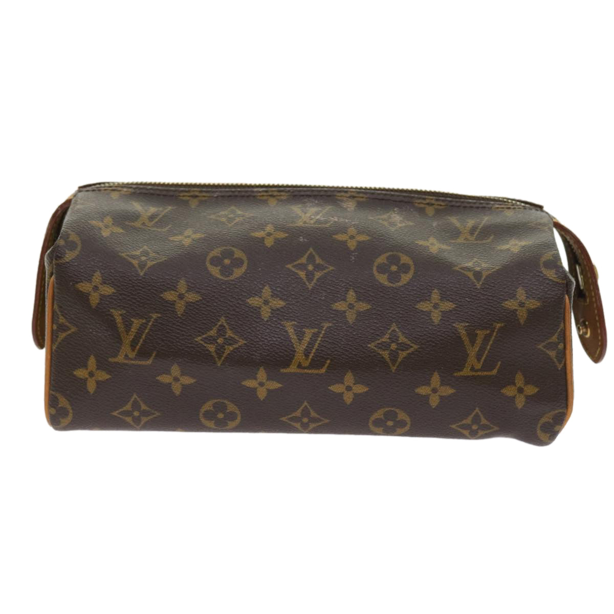 LOUIS VUITTON Monogram Trousse Patte Pression Cosmetic Pouch M47636 Auth 56488 - 0