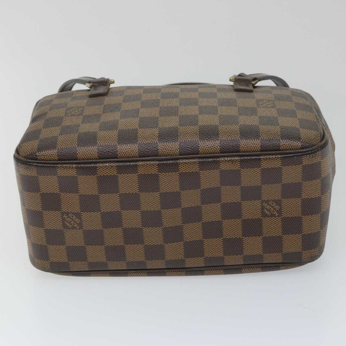 LOUIS VUITTON Damier Ebene Cite MM Hand Bag N48068 LV Auth 56496