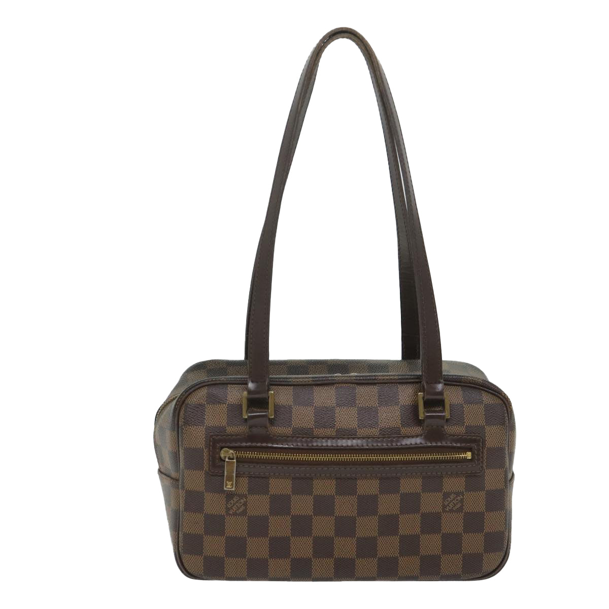 LOUIS VUITTON Damier Ebene Cite MM Hand Bag N48068 LV Auth 56496