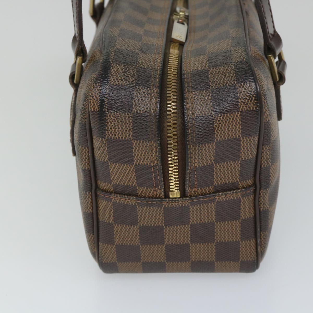 LOUIS VUITTON Damier Ebene Cite MM Hand Bag N48068 LV Auth 56496