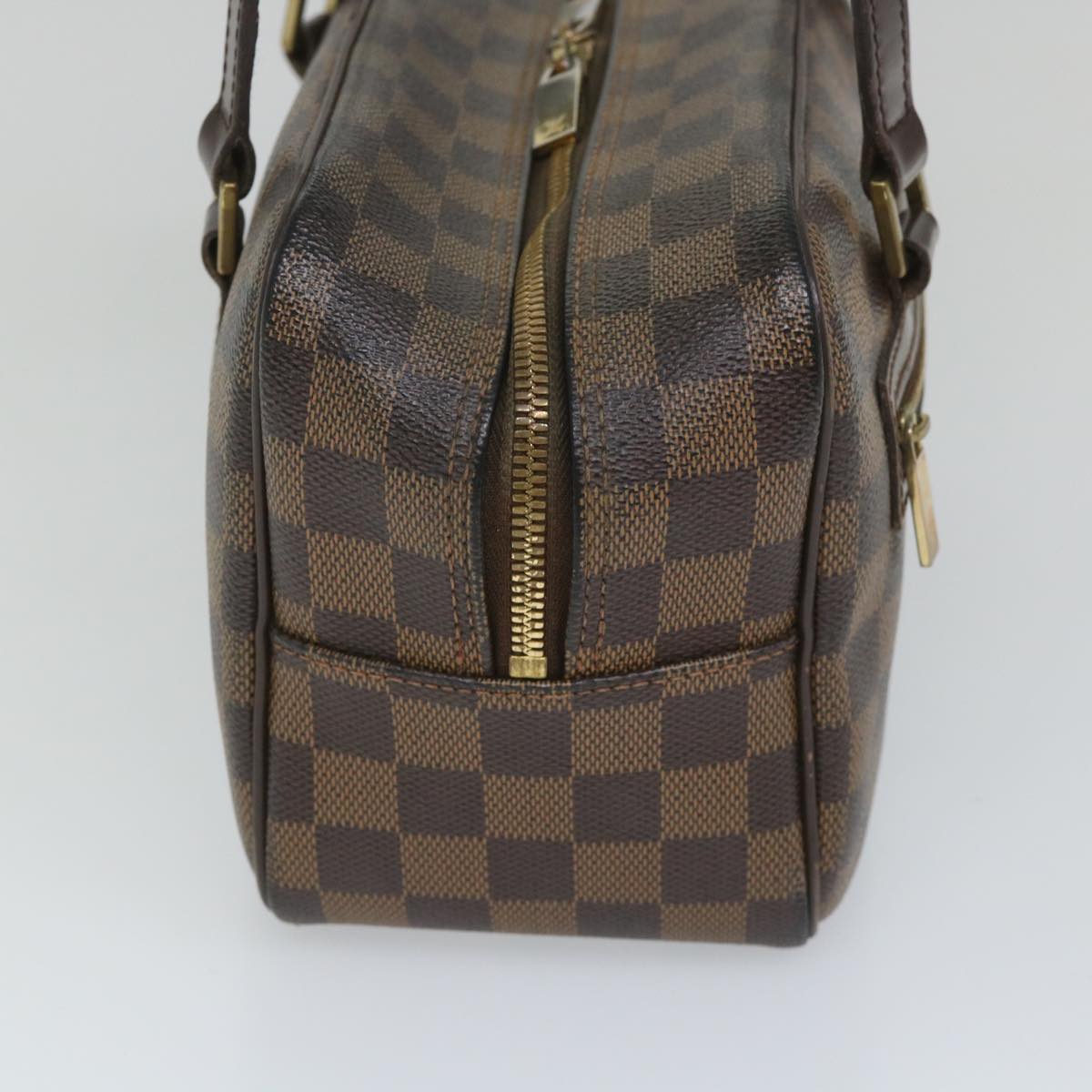 LOUIS VUITTON Damier Ebene Cite MM Hand Bag N48068 LV Auth 56496