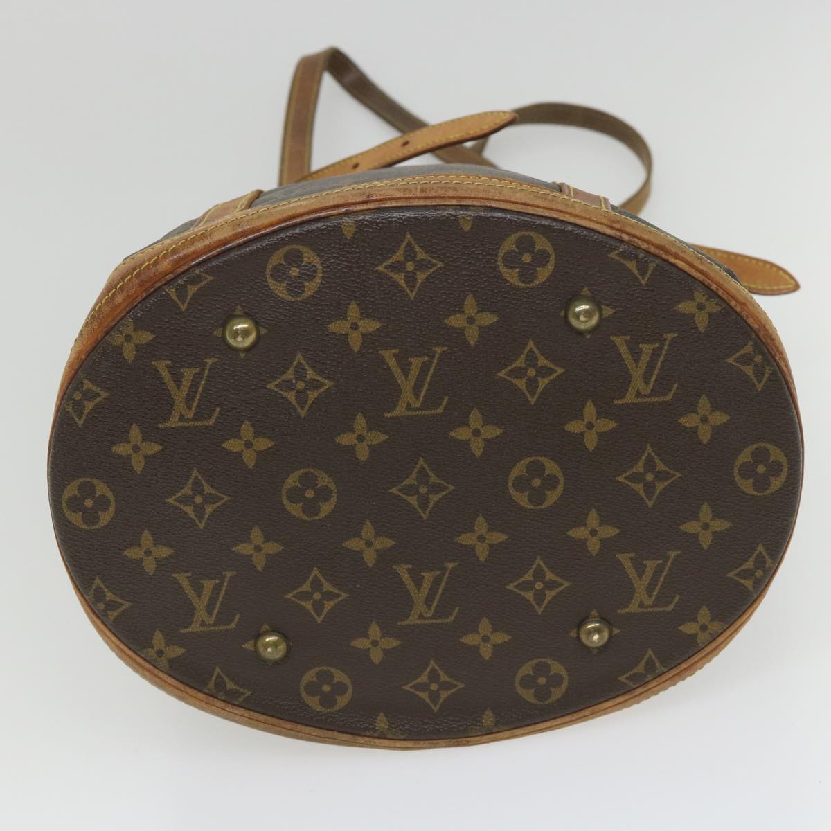 LOUIS VUITTON Monogram Bucket GM Shoulder Bag M42236 LV Auth 56503