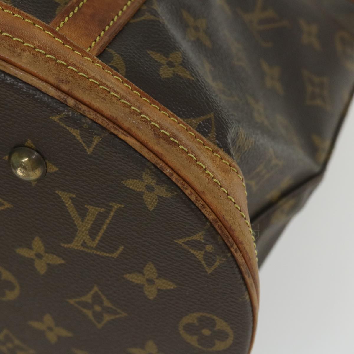 LOUIS VUITTON Monogram Bucket GM Shoulder Bag M42236 LV Auth 56503