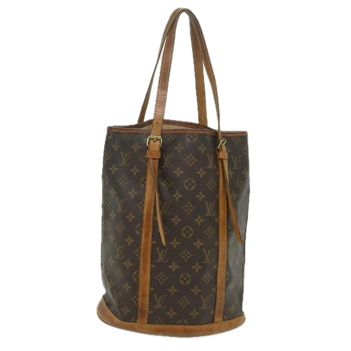 LOUIS VUITTON Monogram Bucket GM Shoulder Bag M42236 LV Auth 56503