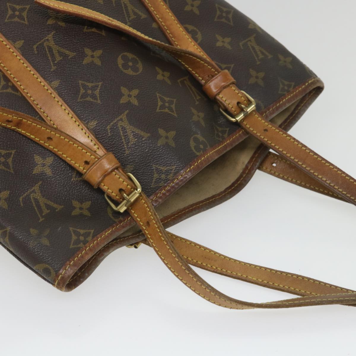 LOUIS VUITTON Monogram Bucket GM Shoulder Bag M42236 LV Auth 56503