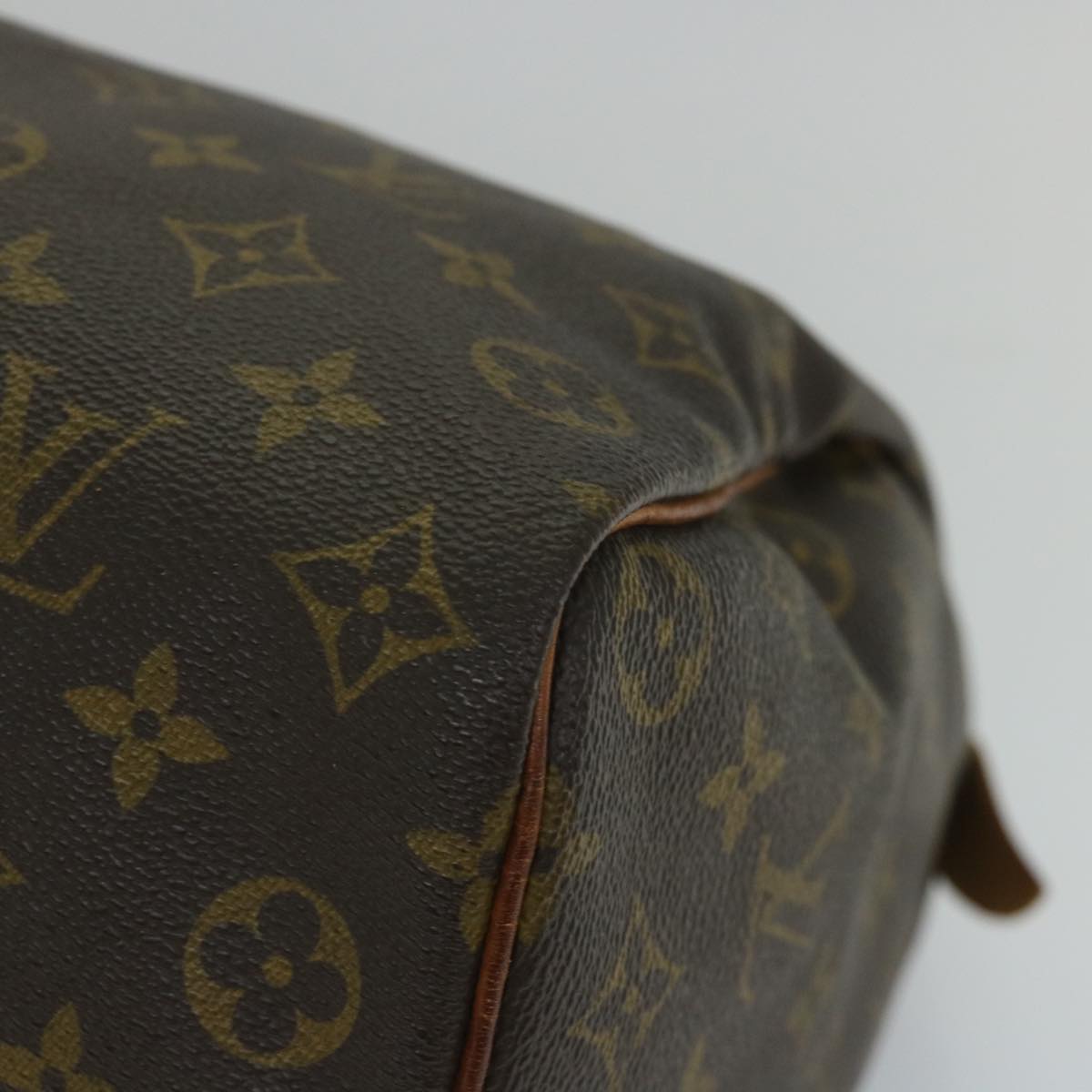 LOUIS VUITTON Monogram Speedy 35 Hand Bag M41524 LV Auth 56509