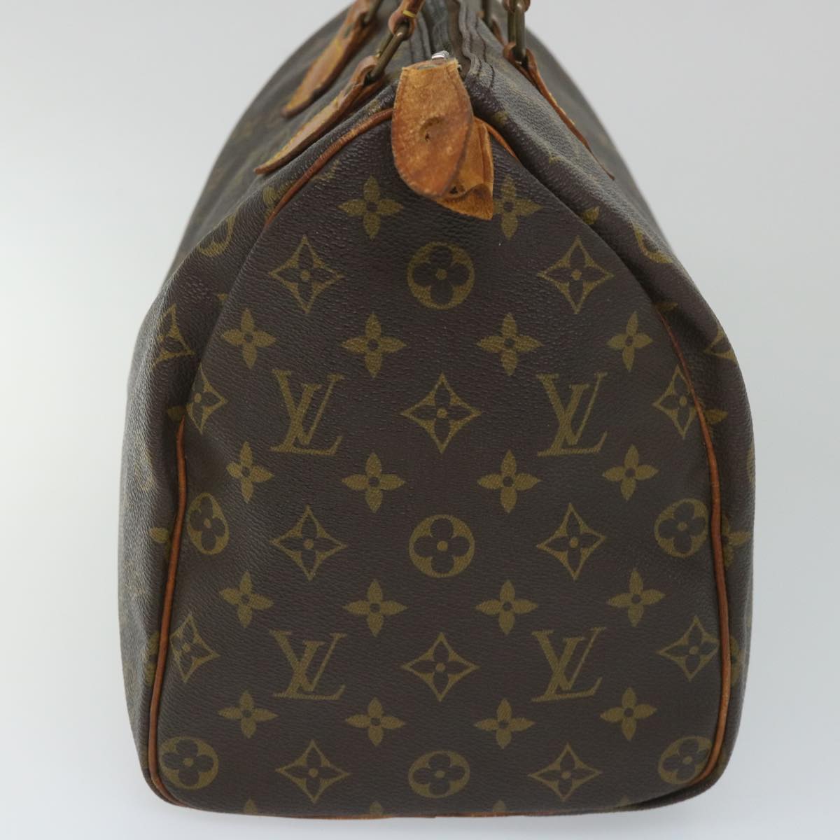 LOUIS VUITTON Monogram Speedy 35 Hand Bag M41524 LV Auth 56509