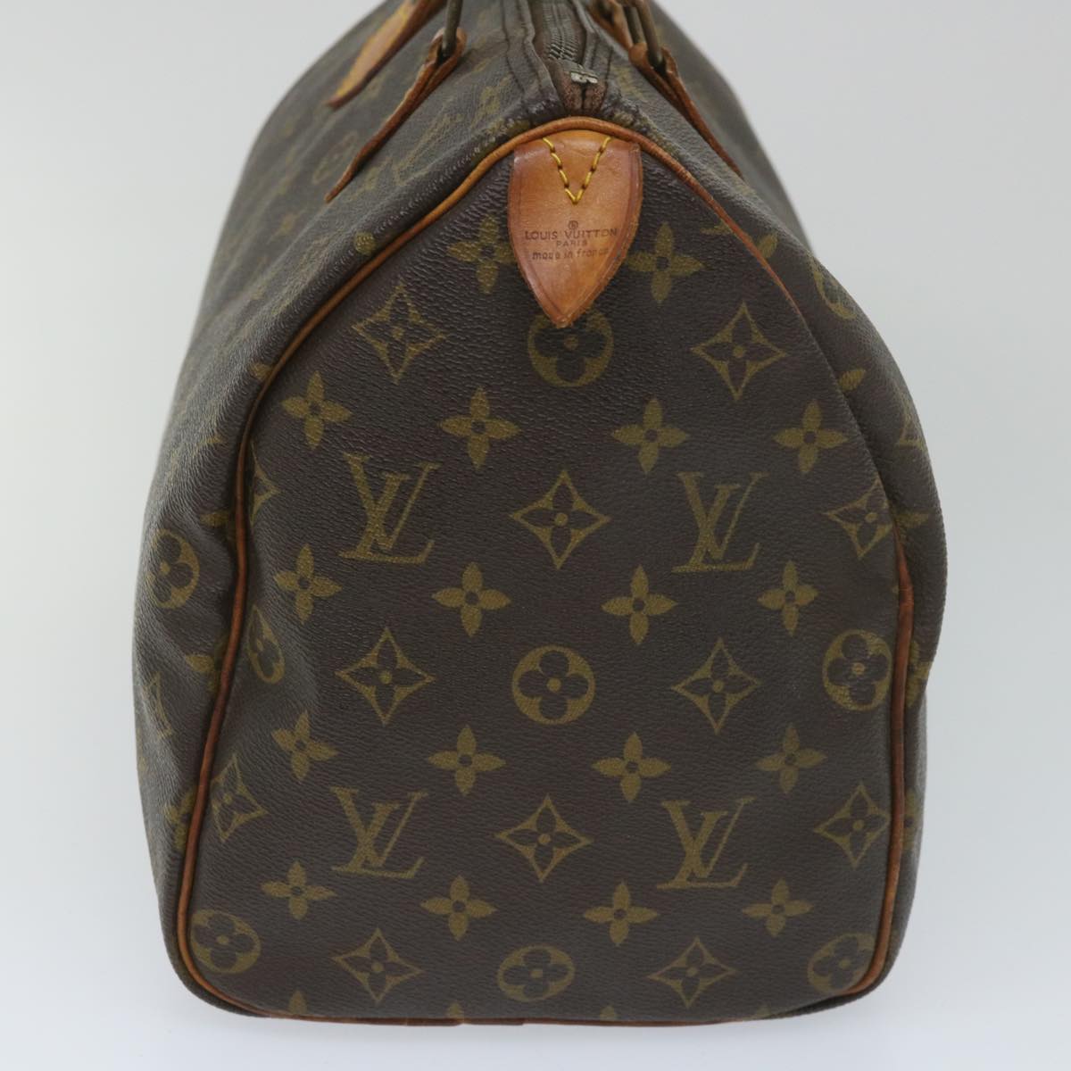 LOUIS VUITTON Monogram Speedy 35 Hand Bag M41524 LV Auth 56509