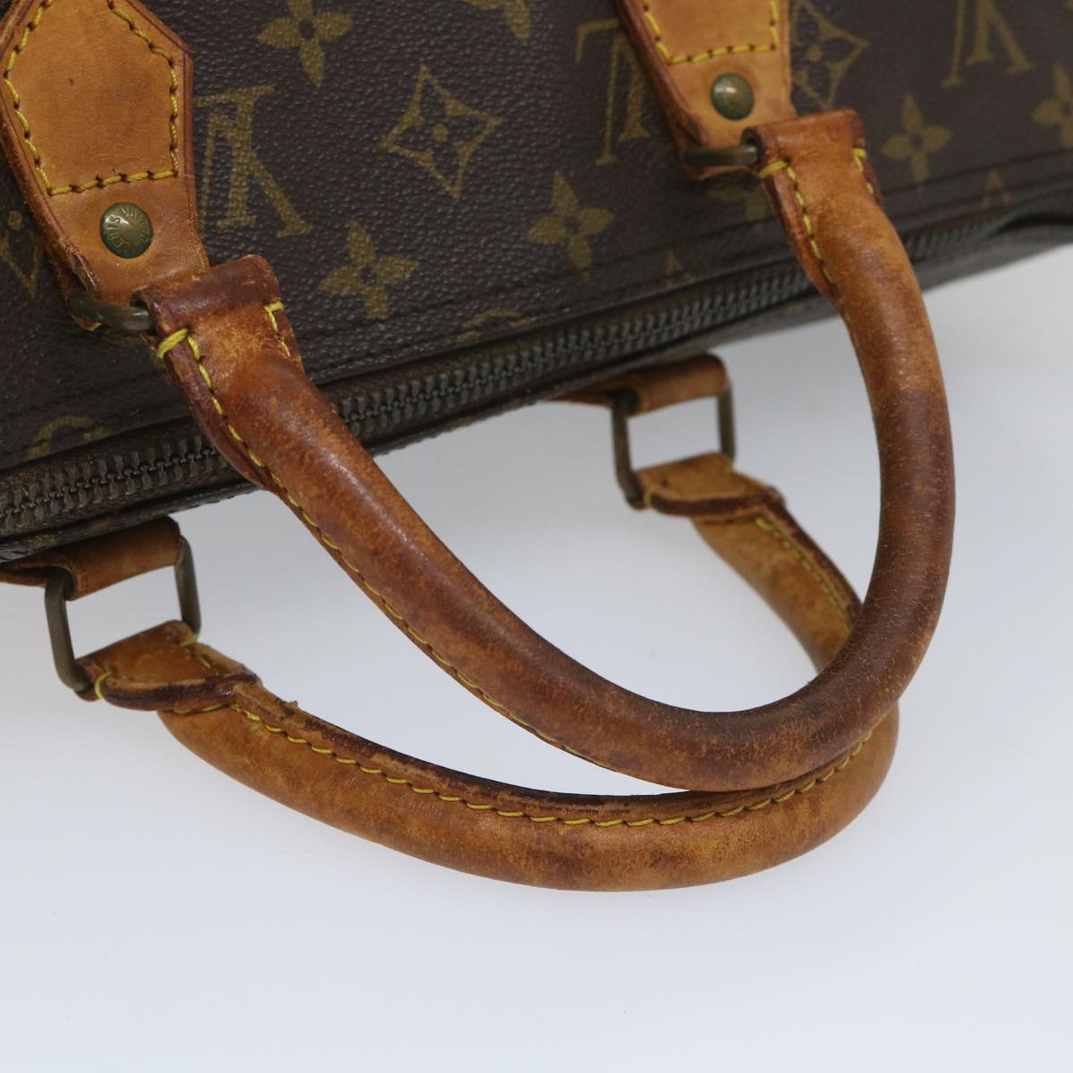 LOUIS VUITTON Monogram Speedy 35 Hand Bag M41524 LV Auth 56509