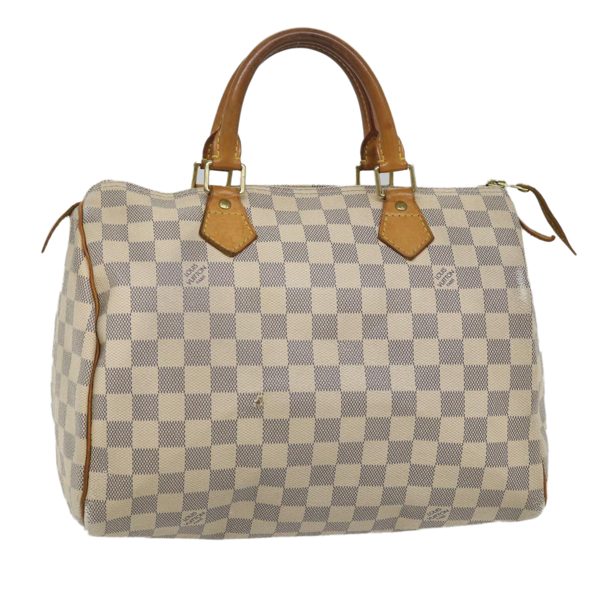 LOUIS VUITTON Damier Azur Speedy 30 Hand Bag N41533 LV Auth 56510