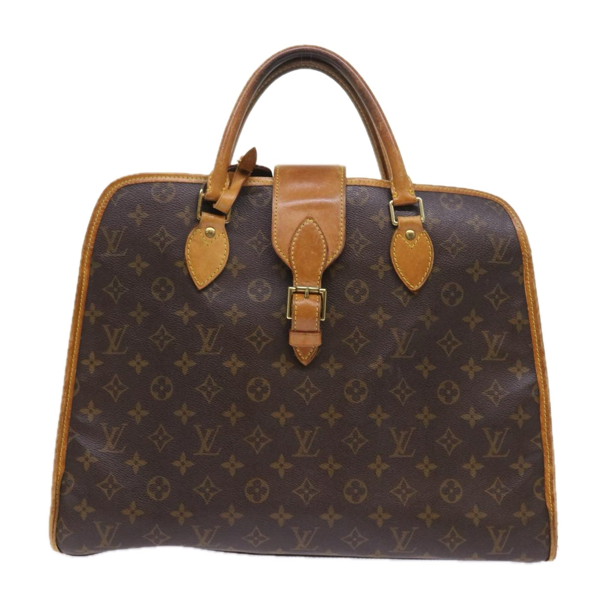 LOUIS VUITTON Monogram Rivoli Hand Bag M53380 LV Auth 56524