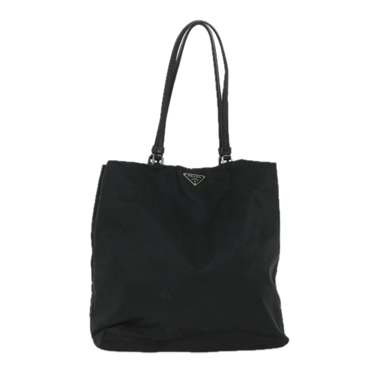 PRADA Tote Bag Nylon Black Auth 56561 - 0