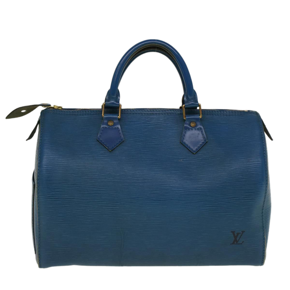 LOUIS VUITTON Epi Speedy 30 Hand Bag Toledo Blue M43005 LV Auth 56597 - 0