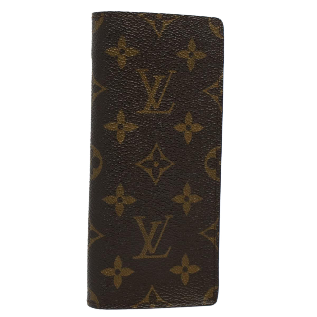 LOUIS VUITTON Monogram Etui Lunette Simple Glasses Case M62962 LV Auth 56616