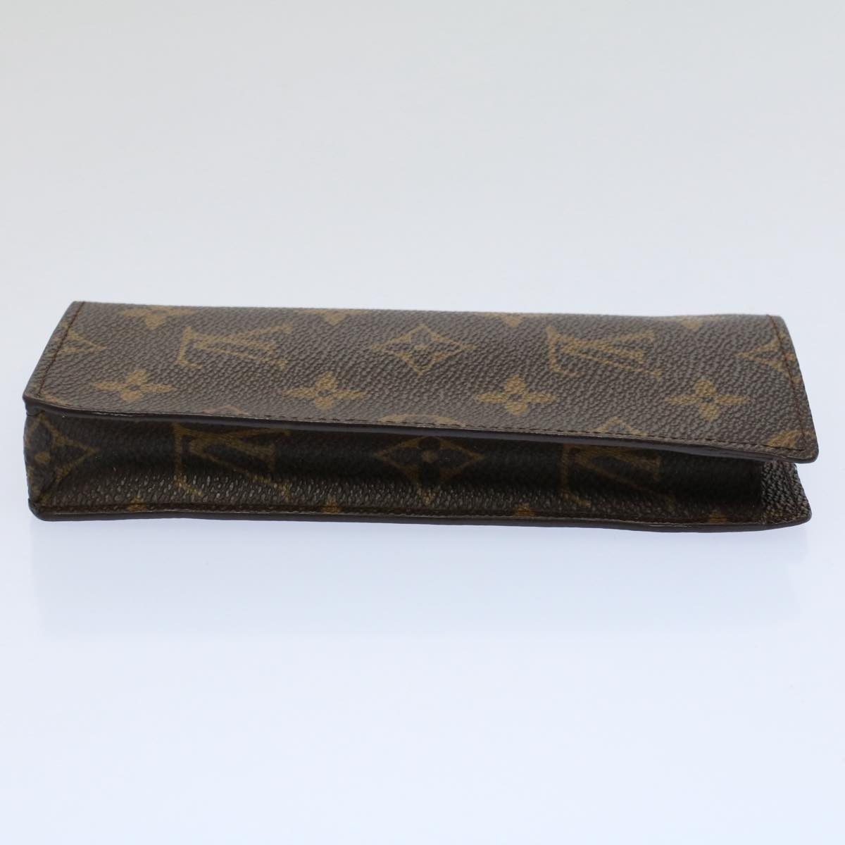 LOUIS VUITTON Monogram Etui Lunette Simple Glasses Case M62962 LV Auth 56616