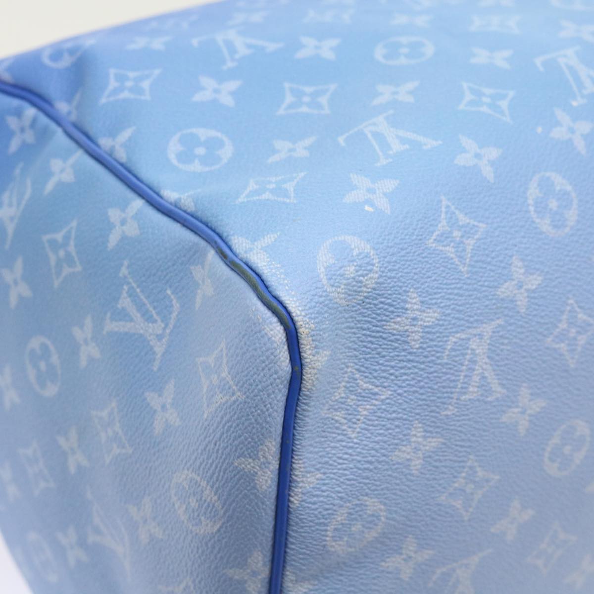 LOUIS VUITTON Monogram Clouds Keepall Bandouliere 50 Bag M45428 LV Auth 56645A