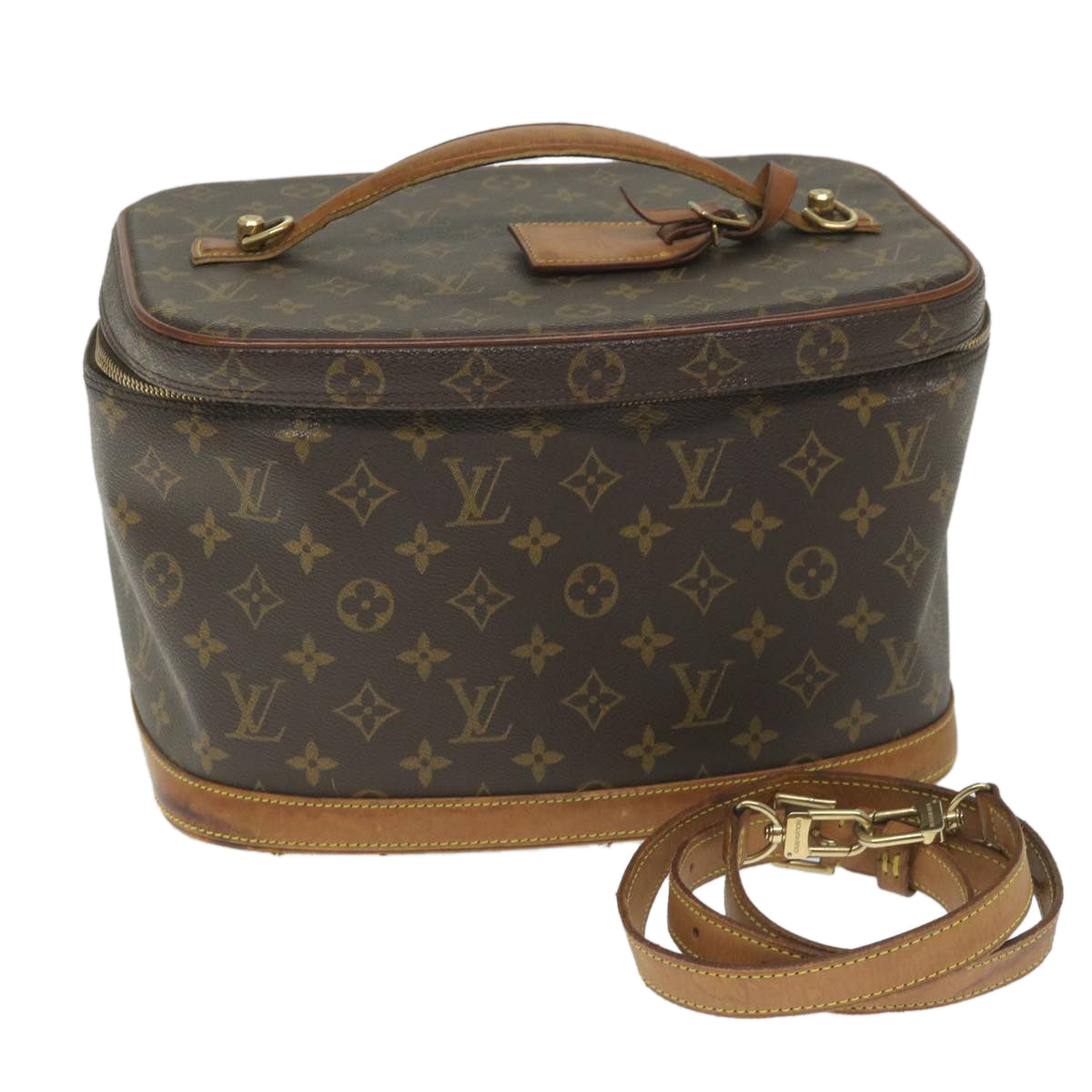 LOUIS VUITTON Monogram Nice Hand Bag 2way M47280 LV Auth 56646