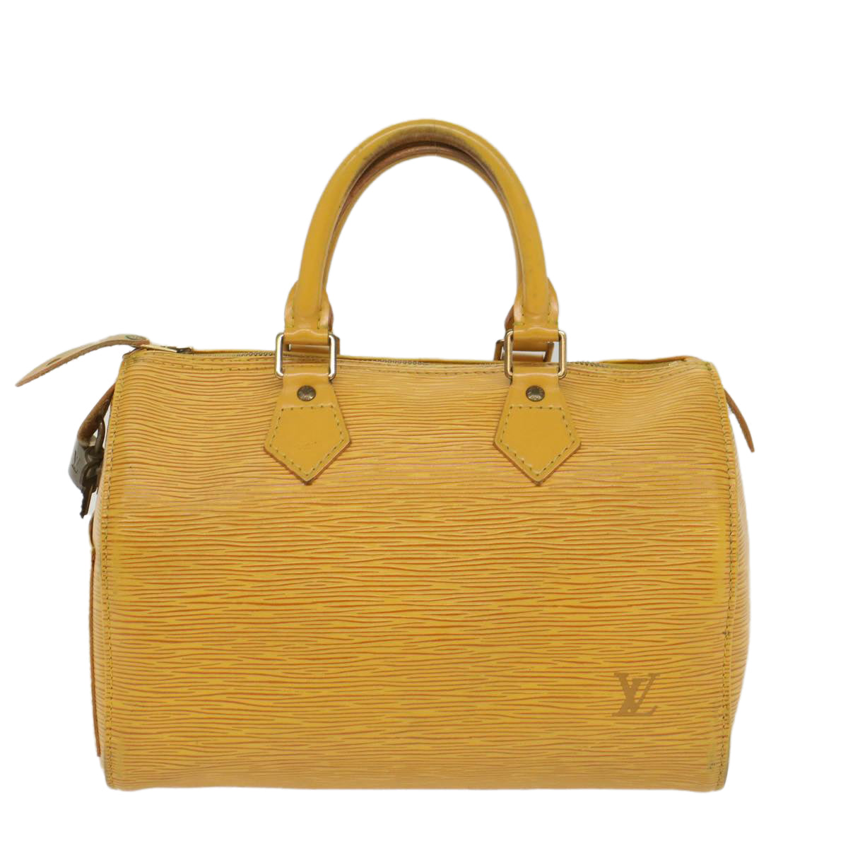 LOUIS VUITTON Epi Speedy 25 Hand Bag Tassili Yellow M43019 LV Auth 56650 - 0