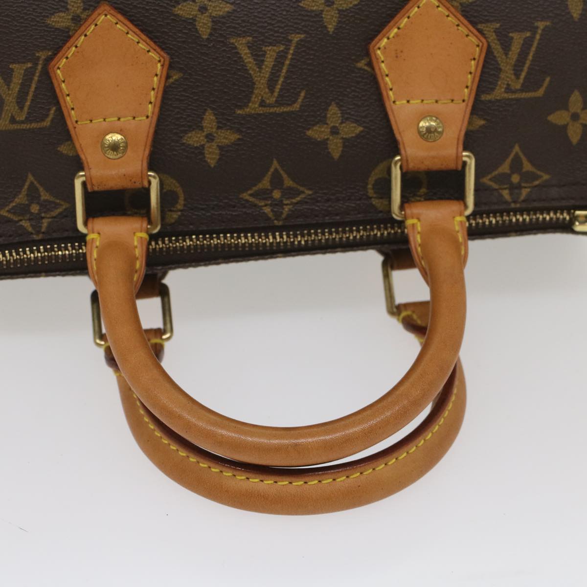 LOUIS VUITTON Monogram Speedy 25 Hand Bag M41528 LV Auth 56651