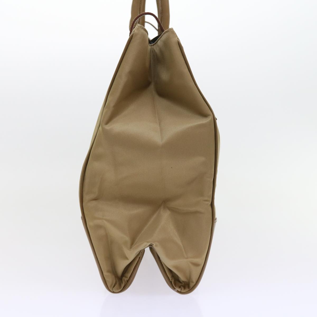 PRADA Hand Bag Nylon Khaki Auth 56714