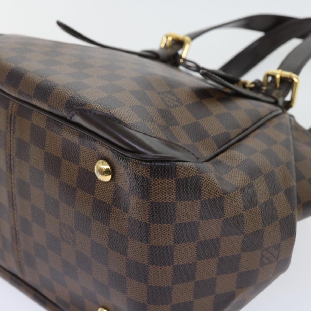 LOUIS VUITTON Damier Ebene Verona MM Shoulder Bag N41118 LV Auth 56722