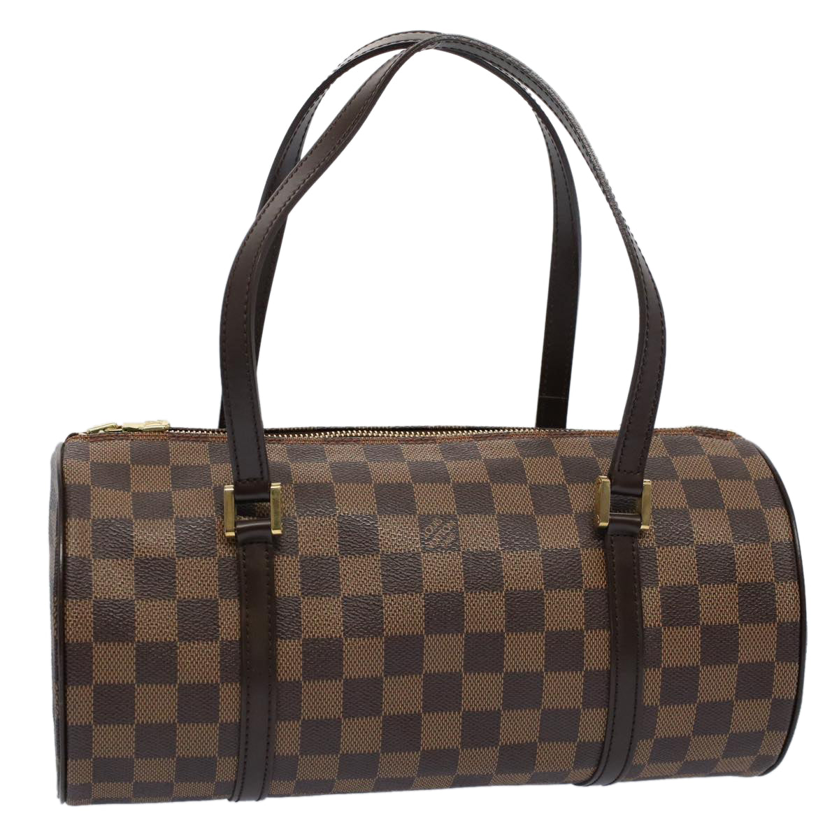 LOUIS VUITTON Damier Ebene Papillon 30 Hand Bag N51303 LV Auth 56748