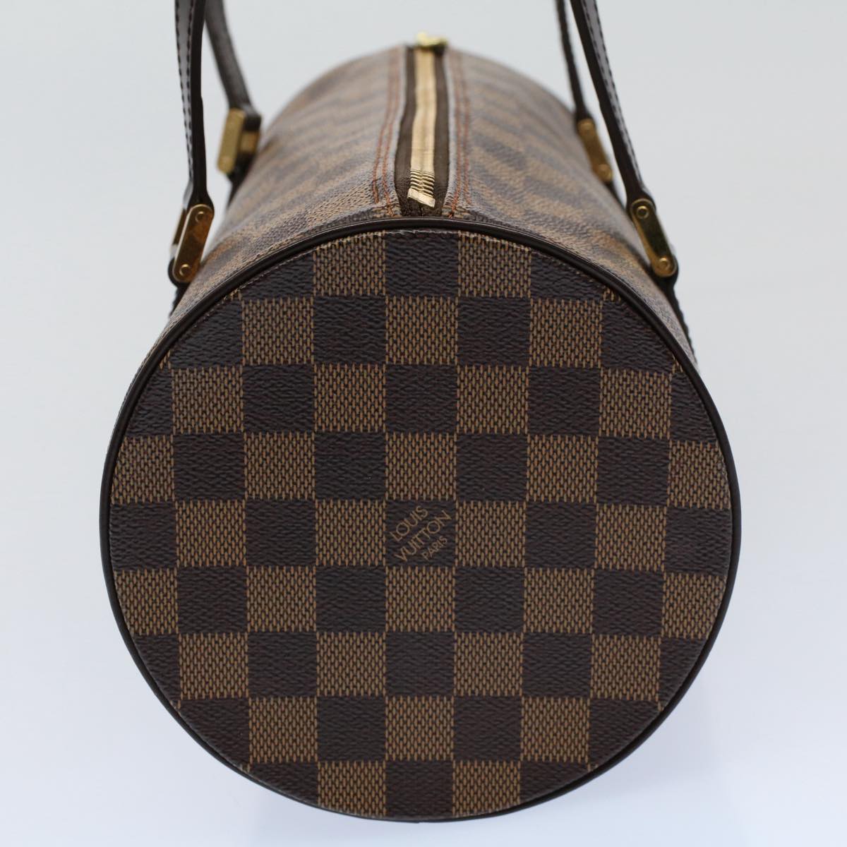 LOUIS VUITTON Damier Ebene Papillon 30 Hand Bag N51303 LV Auth 56748