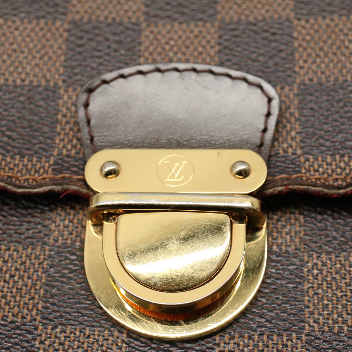 LOUIS VUITTON Damier Ebene Ravello GM Shoulder Bag 2way N60006 LV Auth 56749