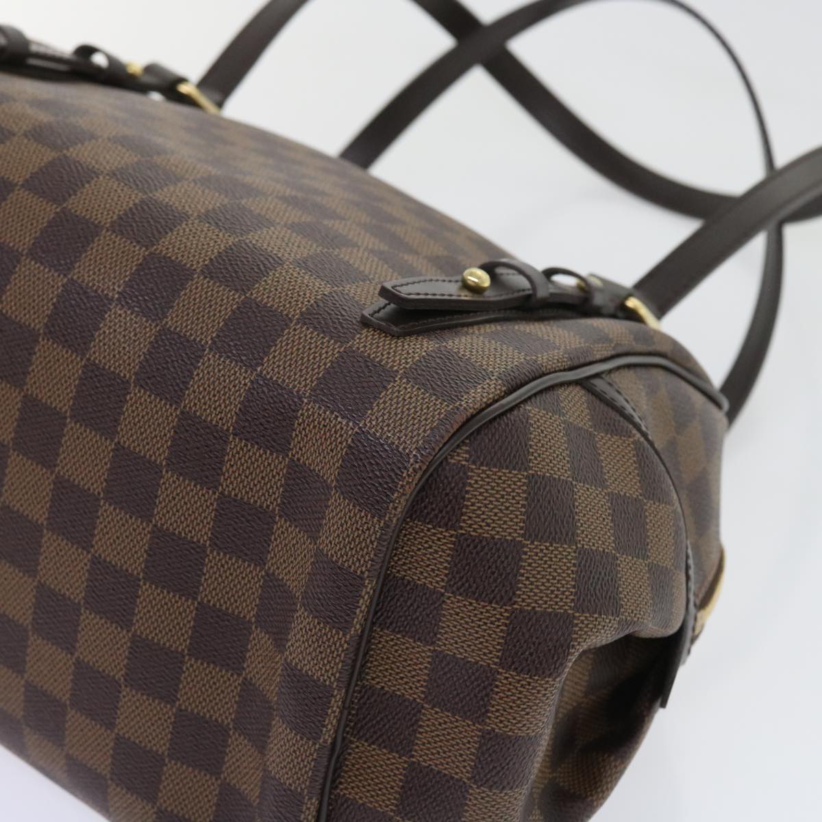 LOUIS VUITTON Damier Ebene Rivington PM Hand Bag N41157 LV Auth 56754A