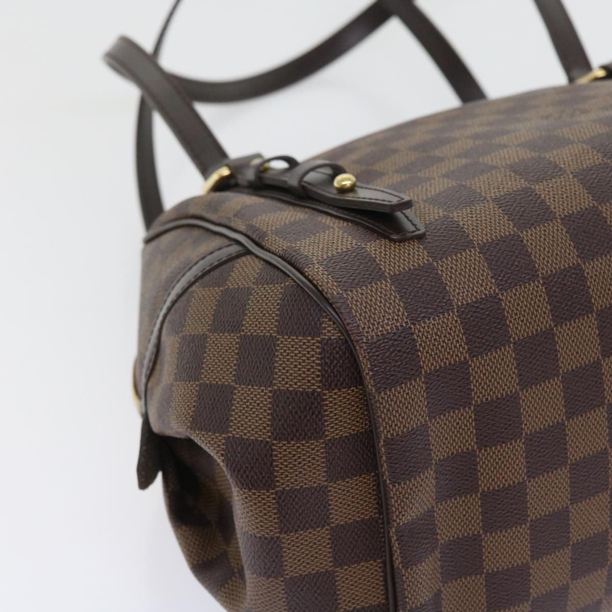 LOUIS VUITTON Damier Ebene Rivington PM Hand Bag N41157 LV Auth 56754A