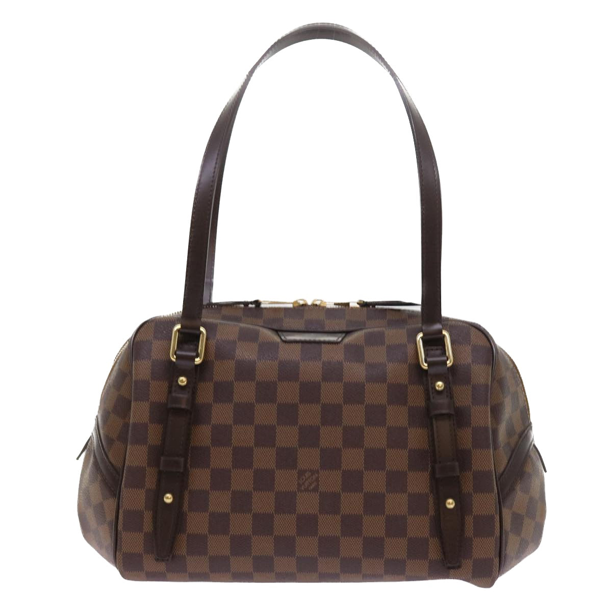 LOUIS VUITTON Damier Ebene Rivington PM Hand Bag N41157 LV Auth 56754A