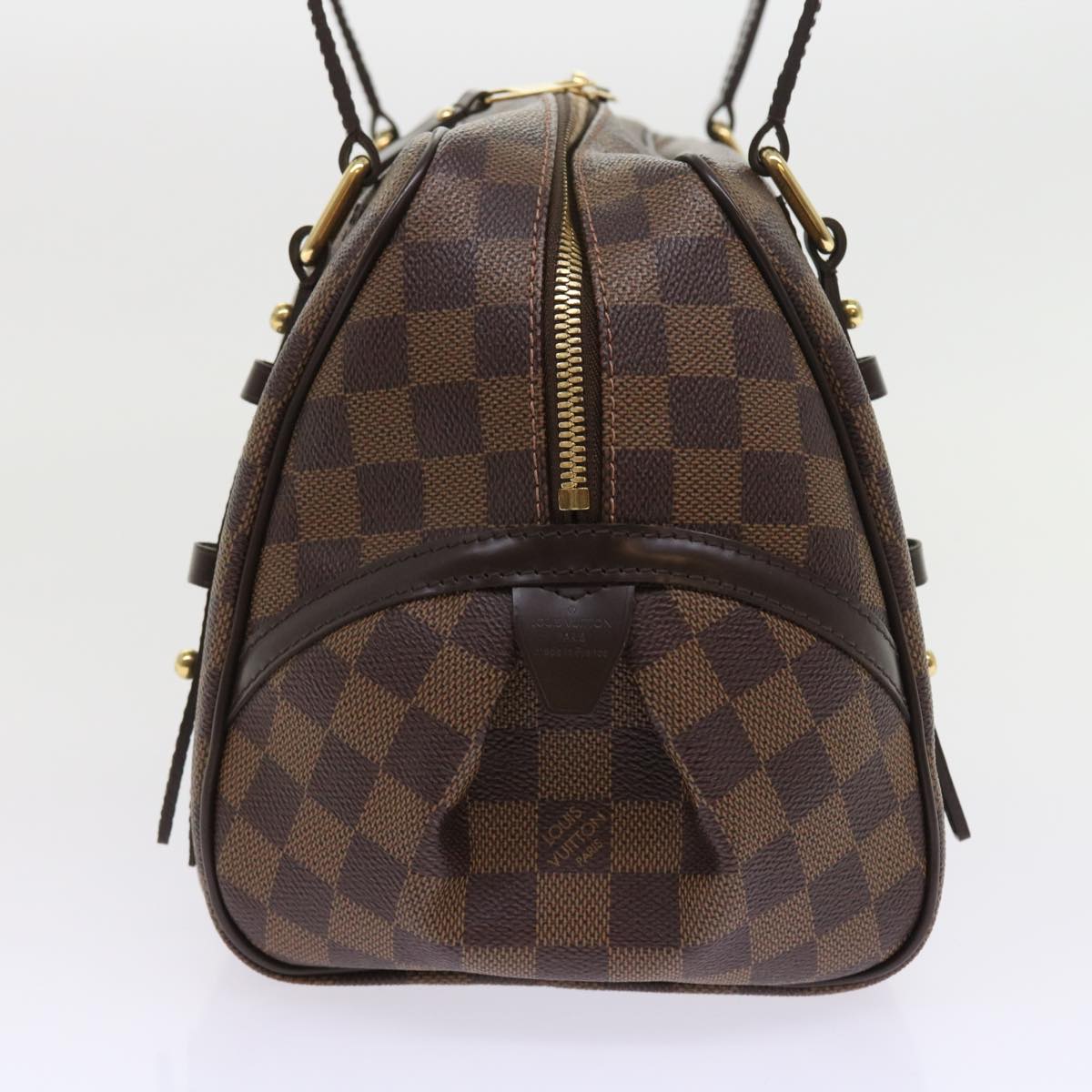 LOUIS VUITTON Damier Ebene Rivington PM Hand Bag N41157 LV Auth 56754A