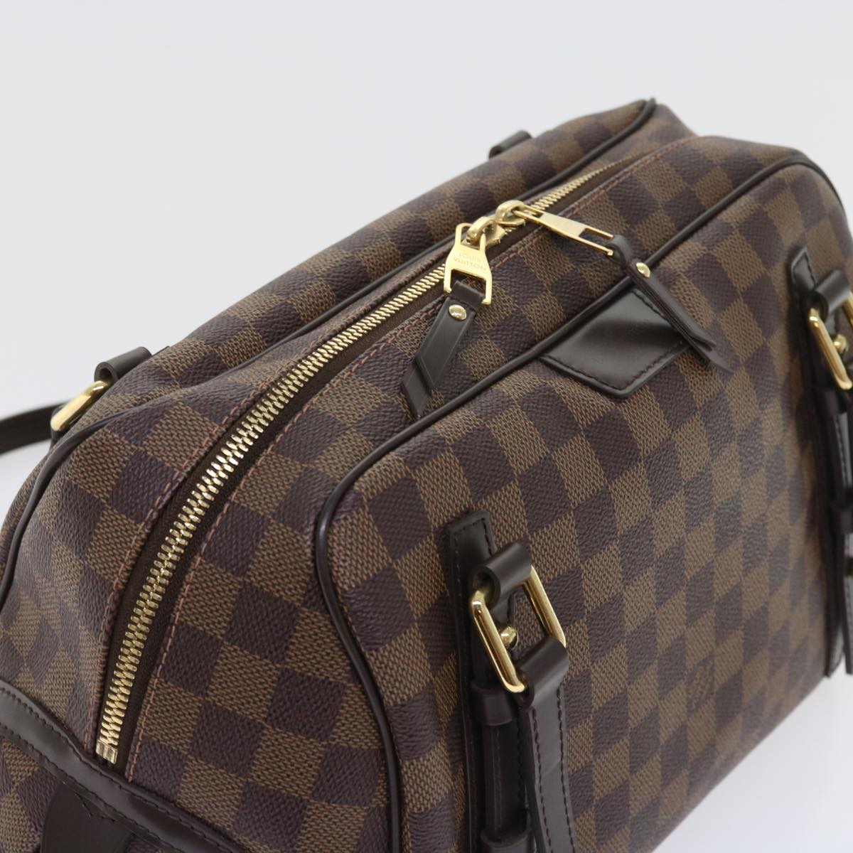 LOUIS VUITTON Damier Ebene Rivington PM Hand Bag N41157 LV Auth 56754A