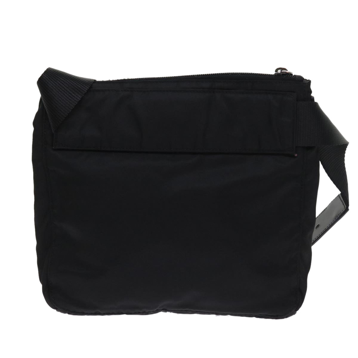 PRADA Shoulder Bag Nylon Black Auth 56758 - 0
