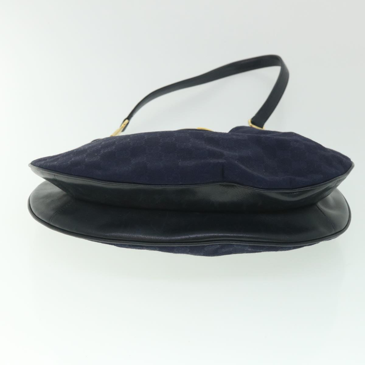 GUCCI GG Canvas Shoulder Bag Navy Auth 56776