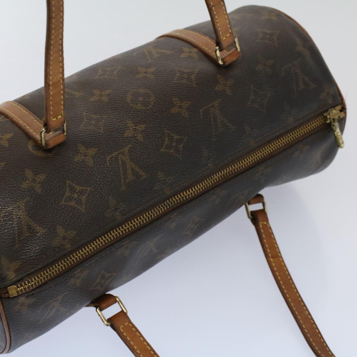 LOUIS VUITTON Monogram Papillon 30 Hand Bag M51385 LV Auth 56783