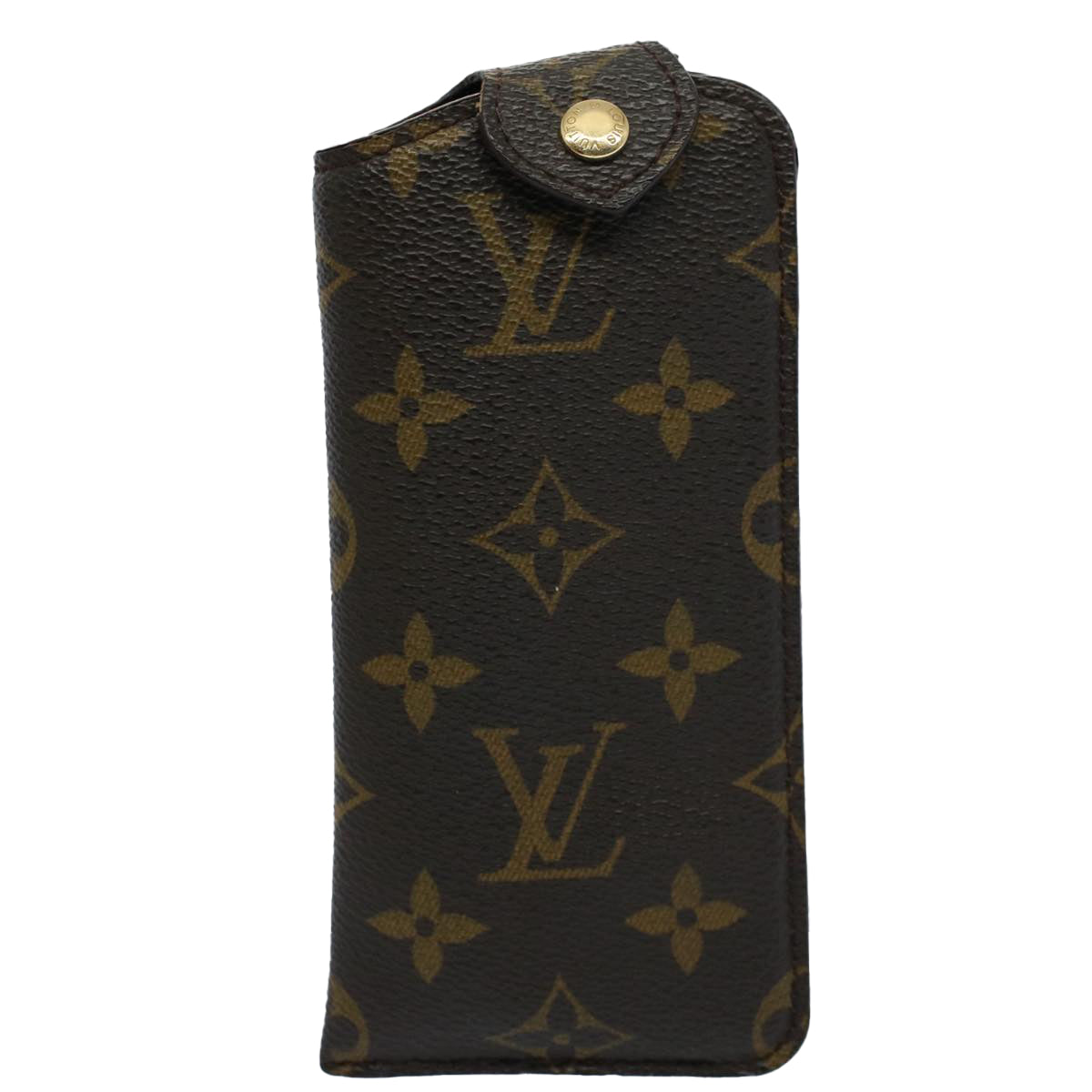 LOUIS VUITTON Monogram Etui Lunette PM Glasses Case M66545 LV Auth 56805