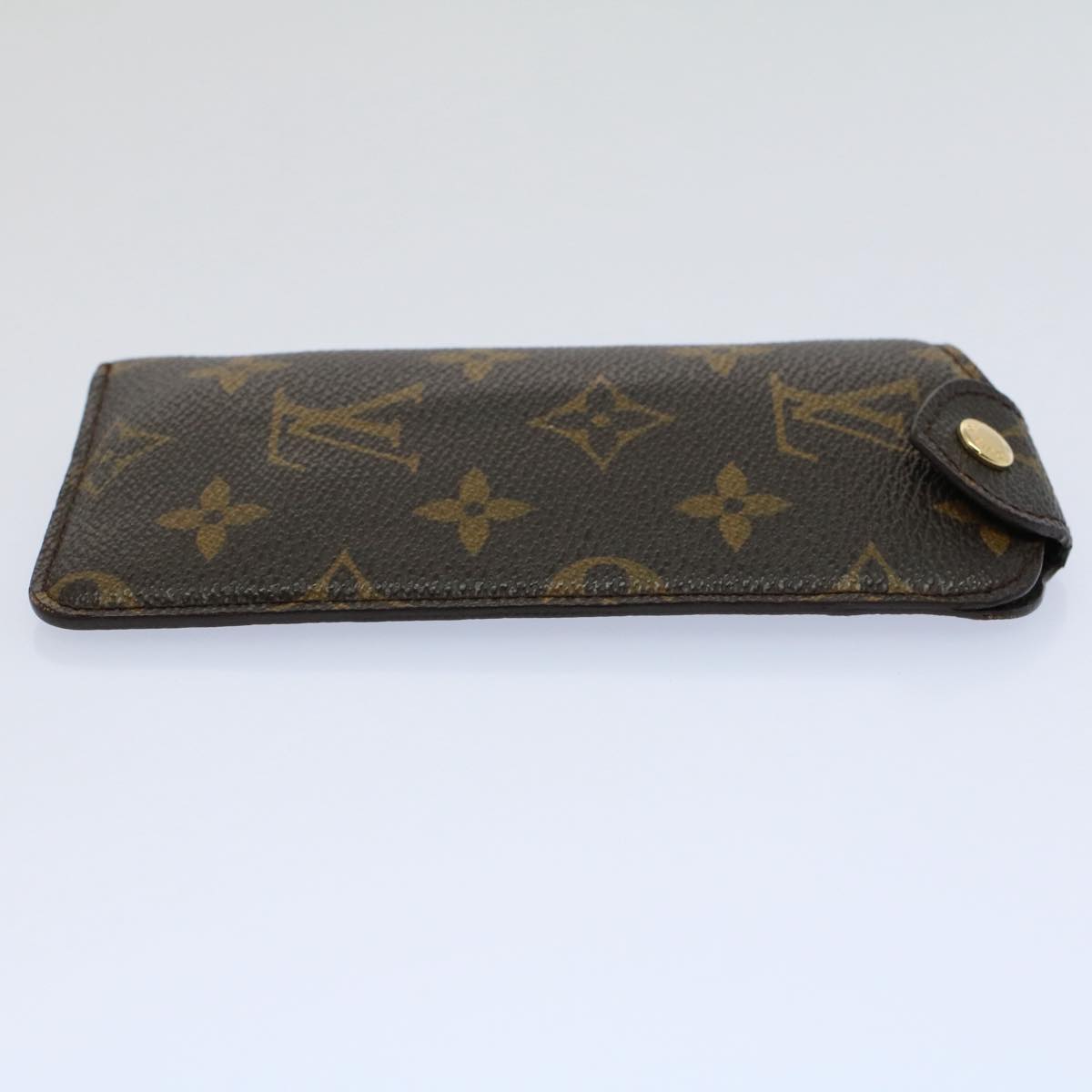 LOUIS VUITTON Monogram Etui Lunette PM Glasses Case M66545 LV Auth 56805