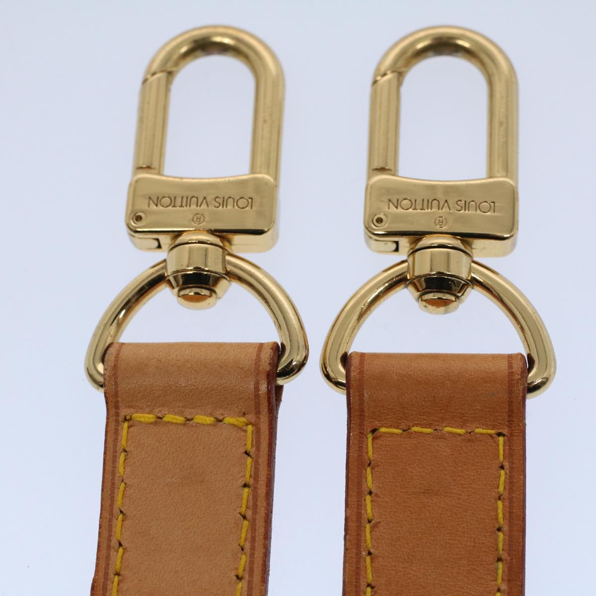 LOUIS VUITTON Adjustable Shoulder Strap Leather 40.2""-43.3"" LV Auth 56815