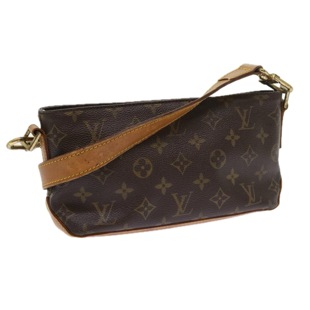 LOUIS VUITTON Monogram Trotteur Shoulder Bag M51240 LV Auth 56837