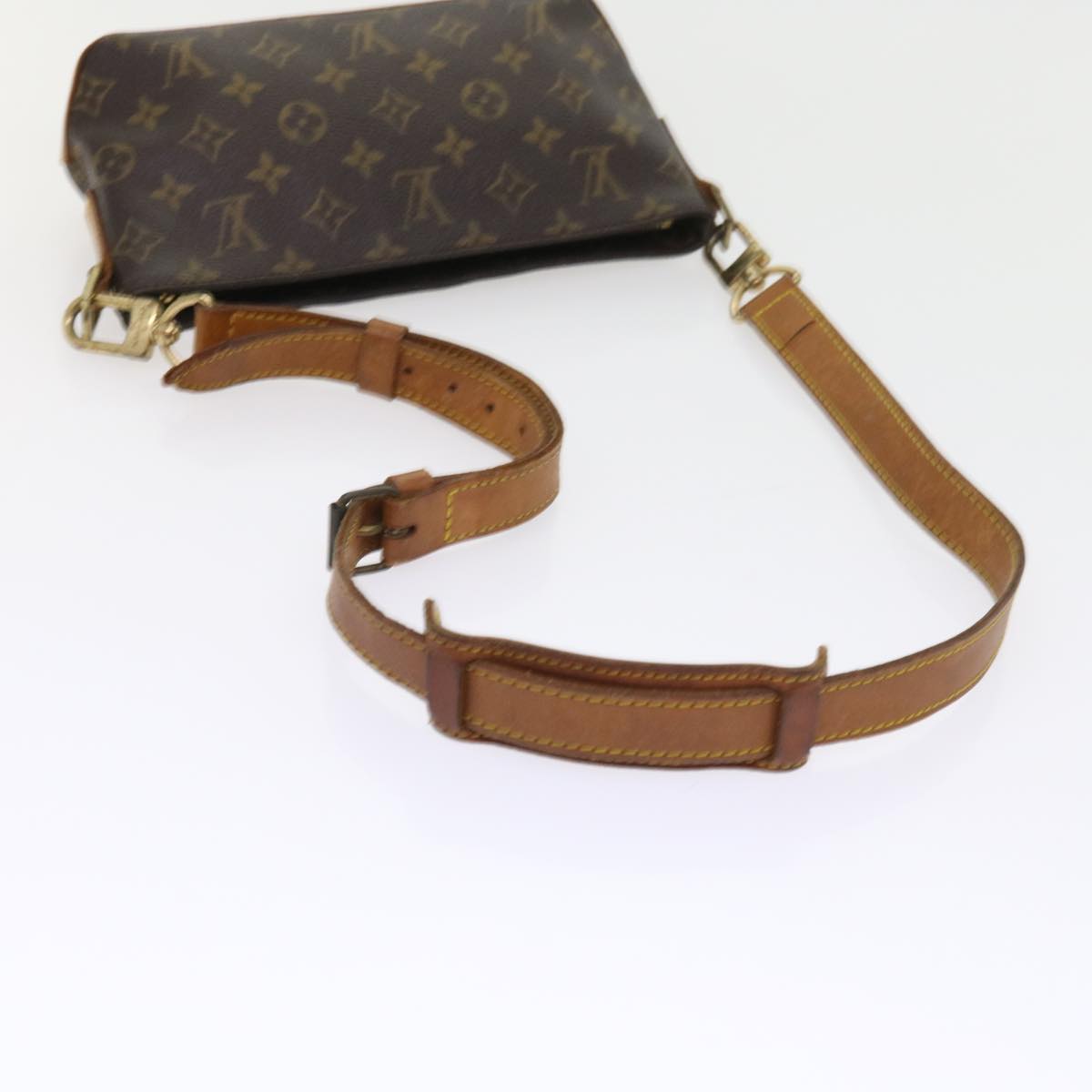 LOUIS VUITTON Monogram Trotteur Shoulder Bag M51240 LV Auth 56837